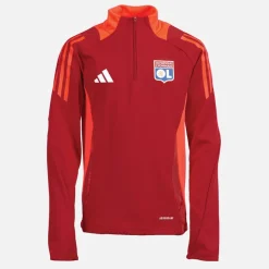 Sale Junior Drenge OL Olympique Lyon træningsbluse Team Power Red 2 Tøj|Hættetrøjer Og Sweatshirts