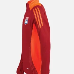 Sale Junior Drenge OL Olympique Lyon træningsbluse Team Power Red 2 Tøj|Hættetrøjer Og Sweatshirts