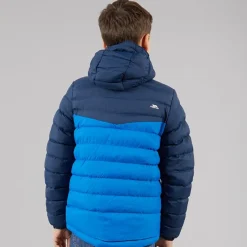 New Junior Drenge Oskar Vatteret Hættejakke Navy /​ Blå Jakker Og Frakker