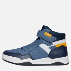 Clearance Junior Drenge Perth høj top sneakers Avio/Grå Sneakers|Sneakers