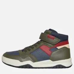 Outlet Junior Drenge Perth høj top sneakers Military/Navy Sneakers|Sneakers