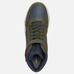 Outlet Junior Drenge Perth høj top sneakers Military/​Navy Sneakers|Sneakers