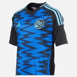 Clearance Junior Drenge RCSA Racing Club De Strasbourg 24/25 Tredje trøje Team Royal Blue/Sort Tøj|T-Shirts Og Undertrøjer