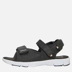 New Junior Drenge Sandaler med Remme Sort Klip-Klapper Og Sandaler|Klip-Klapper Og Sandaler