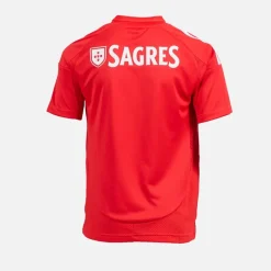 Online Junior Drenge SLB Benfica 24/​25 hjemme trøje Benfica Red Tøj|T-Shirts Og Undertrøjer