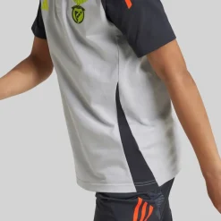 Sale Junior Drenge SLB Benfica polo skjorte Light Solid Grey/​Semi Solar Orange Tøj