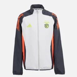 Clearance Junior Drenge SLB Benfica Præsentationsjakke Lys Solid Grå/​Semi Solar Orange Lgh Solid Grey/​Semi Solar Orange Tøj|Jakker Og Frakker