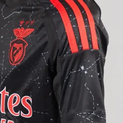 Online Junior Drenge SLB Benfica 24/​25 udebanetrøje Sort Tøj