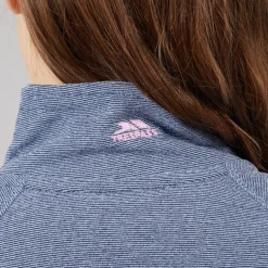 New Junior Piger Meadows Halv Lynlås Fleece Navy /​ Pink Logo Hættetrøjer Og Sweatshirts|Jakker Og Frakker