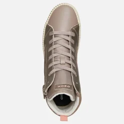 Junior Piger Mirroless Lyn Høj Top Træningssko Dark Beige Sneakers|Sneakers