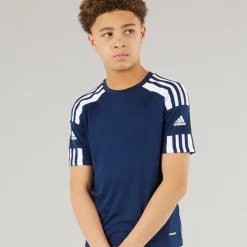Online Junior Squadra 21 T-shirt Team Navy Blue/Hvid Tøj|Tøj