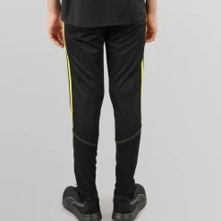 Sale Junior Tiro 23 Club Træningsbukser Sort/​Bright Yellow Tøj|Tøj