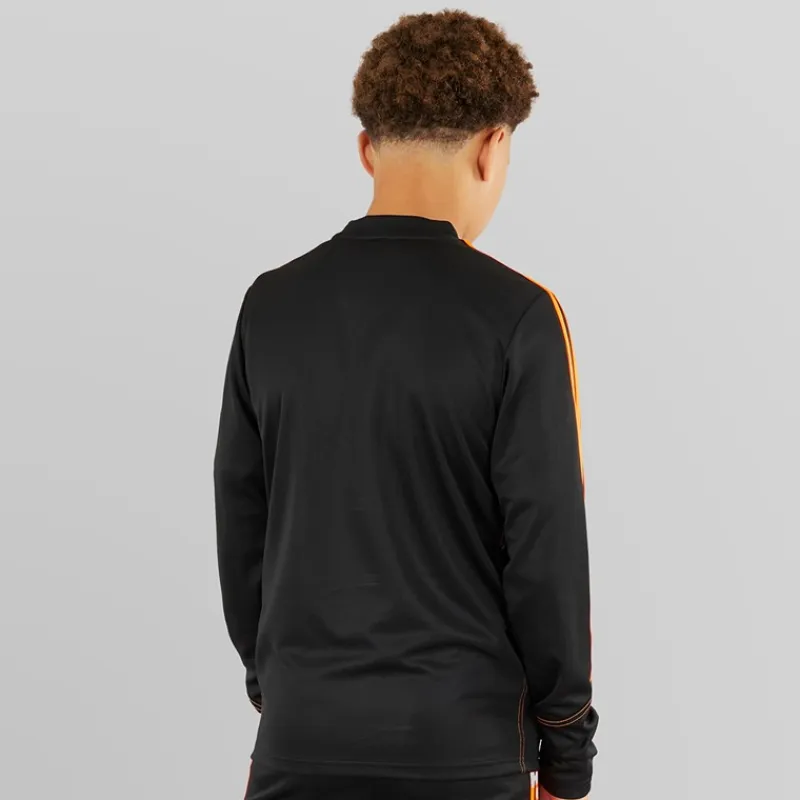 Sale Junior Tiro 23 Club 1/4 Zip Træningstop /Signal Orange Tøj|Tøj
