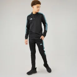 Online Junior Tiro 23 Club 1/​4 Zip Træningstop /​Preloved Blue Tøj|Hættetrøjer Og Sweatshirts