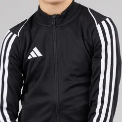 Discount Junior Tiro 23 League Træningsjakke Team Black Tøj|Hættetrøjer Og Sweatshirts