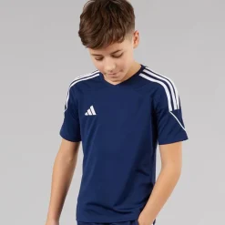 Outlet Junior Tiro 23 League T-shirt Team Navy Blue/​Hvid Tøj|Tøj