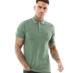 New Herre Texas Tip Polo Skjorte Myrtle/​Hvid T-Shirts, Poloer Og Skjorter·Poloer