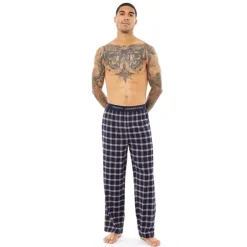 Hot Mænd FC Flannel Bukser Marine/​Sten Undertøj, Sokker Og Nattøj·Nattøj
