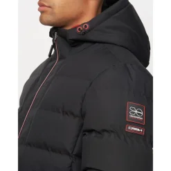 Discount Mænd Kampnew Prægning Placket Jakke Sort Jakker Og Frakker·Jakker Og Frakker
