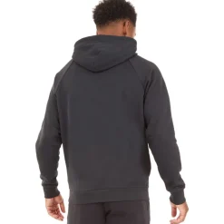 Clearance Mænd UA Rival Fleece Logo Hoodie /​Hvid Træning|T-Shirts Og Undertrøjer