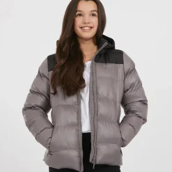 Discount Pigejakke Kaylee Antracit/​Sort Jakker Og Frakker