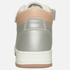 Hot Piger Boston Mid Træningssko Hvid Sølv Rose Sneakers|Sneakers