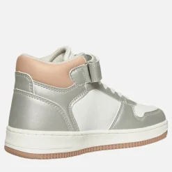 Hot Piger Boston Mid Træningssko Hvid Sølv Rose Sneakers|Sneakers