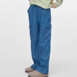 Piger Demi Cargobukser Medium Blue Denim Jeans & Bukser