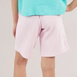 Online Piger grafiske shorts Pink Tøj|Shorts