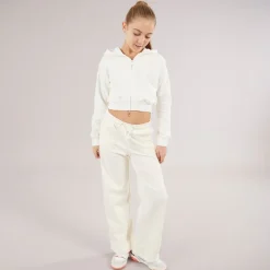Discount Piger Hættetrøje Cream White Hættetrøjer Og Sweatshirts