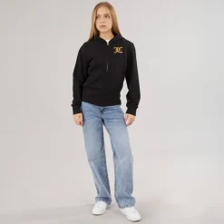 Discount Piger Hættetrøjer Sort Hættetrøjer Og Sweatshirts