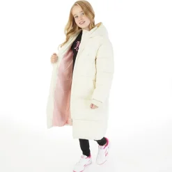 Piger Lang Linie Puffer Jakke Vanilje Is Jakker Og Frakker