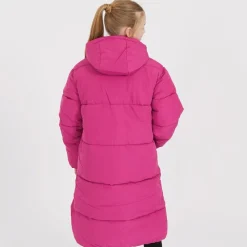 Discount Piger Lang Linie Pufferjakke Festival Fuchsia Jakker Og Frakker