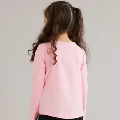 Piger langærmet t-shirt Cotton Candy Pink Overdele Og Veste