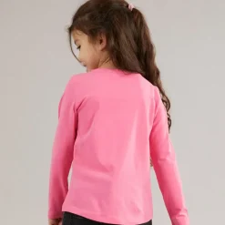 Hot Piger langærmet t-shirt Jelly Pink Overdele Og Veste