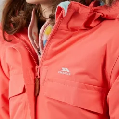Hot Piger Larission Isoleret Vandtæt Parka Soft Orange Jakker Og Frakker