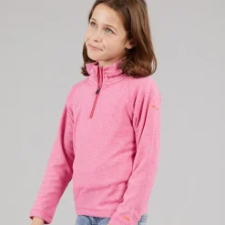 Best Piger Meadows 1/​2 lynlås fleece lyserød dame Hættetrøjer Og Sweatshirts|Jakker Og Frakker