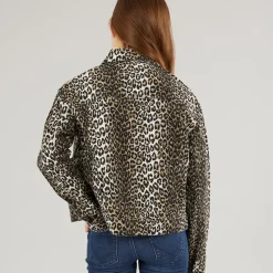 Outlet Piger Sandra-Lumi Printed Lette jakker Sort Jakker Og Frakker