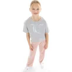 Sale Piger Tonal Boxy T-shirt Sølv Sconce Overdele Og Veste