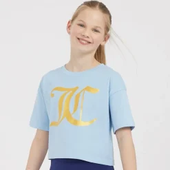 New Piger Tonal T-shirts Blå Overdele Og Veste