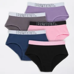 Online Piger Tulip Fem-pak Trusser Antracit/​Pink/​Marineblå/​Sort/​Lilla Multipakker|Undertøj Og Sokker