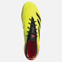 Outlet Predator Elite FG Fast Ground Fodboldstøvler Team Solgul 2/​Kerne Sort/​Solrød Dame Fodboldstøvler|Fodboldstøvler