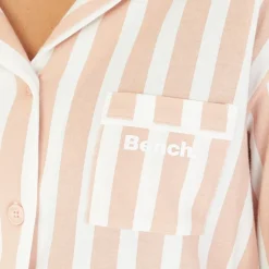 Online Pyjamas til kvinder Siesta Dæmpet rosa/​hvid stribet Dame Undertøj, Sokker Og Nattøj·Nattøj