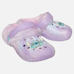 Outlet spædBørn Piger Sligo Fur Foret Træsko Lilla /​ Multi Klip-Klapper Og Sandaler|Klip-Klapper Og Sandaler