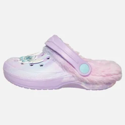 Outlet spædBørn Piger Sligo Fur Foret Træsko Lilla /​ Multi Klip-Klapper Og Sandaler|Klip-Klapper Og Sandaler