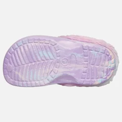 Outlet spædBørn Piger Sligo Fur Foret Træsko Lilla /​ Multi Klip-Klapper Og Sandaler|Klip-Klapper Og Sandaler