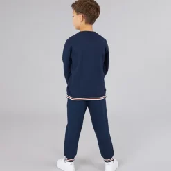 Best Sæt med Sweatshorter og Joggingbukser til Drenge Marineblå Træningsdragter