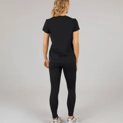 Sale Sæt med T-shirt og Leggings til Kvinder Samira Sort Dame Jeans, Bukser Og Leggings·Gamachebukser|Jeans, Bukser Og Leggings·Bukser