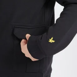 New Sweatshirt med Cargo Lommer Z865 Sort Jet Hættetrøjer Og Sweatshirts