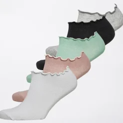 Discount Træningssokker til kvinder Lolite Five Pack Multi Dame Multipakker·Sokker|Undertøj, Sokker Og Nattøj·Sokker